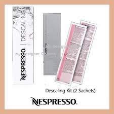 Nespresso Descaling Kit for Essenza, Le Cube, Lattissima, Citiz & Pixie Machines for All Models