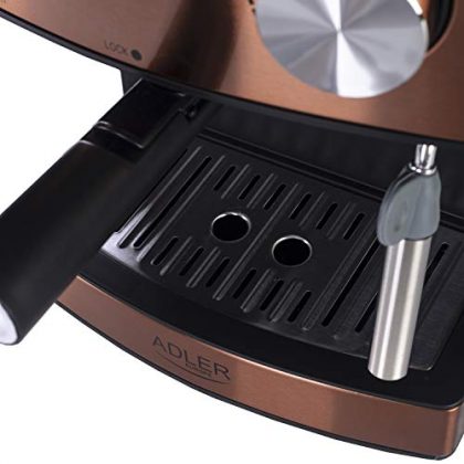 Adler Coffee Machine with 15 bar Pressure