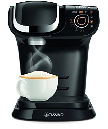 Bosch Tassimo My Way TAS6002GB Coffee Machine, 1500 W, 1.2 Litres, Black