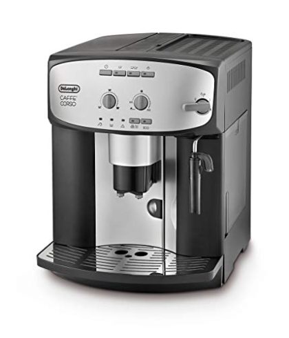 De'Longhi Caffe' Corso Fully Automatic Bean to Cup Coffee Machine,Cappuccino, Espresso Coffee Maker, ESAM2800.SB, Silver…