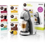 KRUPS Nescafé Dolce Gusto Mini Me, Single Serve Capsule Coffee Machine Starter Kit, Including 6 boxes of Coffee Pods…