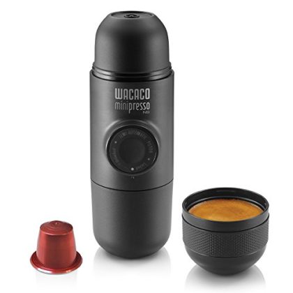 WACACO Minipresso NS, Portable Espresso Machine, Compatible with NS Capsules (Nespresso Original Capsules and…