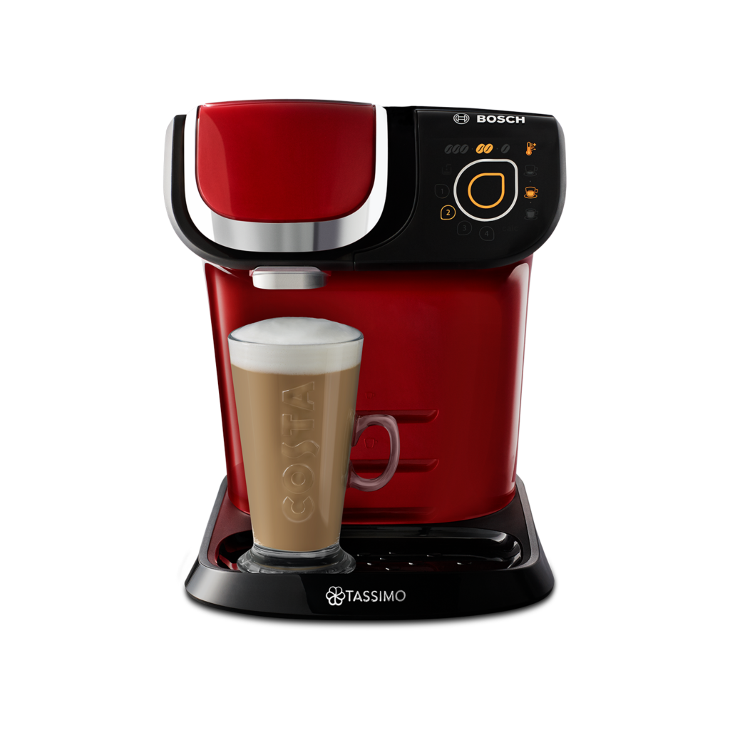 Tassimo by Bosch TAS6503GB My Way Pod Coffee Machine Red Coffee pod