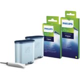 Philips AquaClean Water Filter for Saeco and Philips Fully Automatic Coffee Machines Care set value pack multicoloured