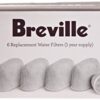 Breville BWF100 Replacement Water Filters, 6-Pack