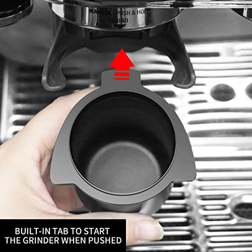 Portafilter Dosing Cup Espresso Coffee Accessrioes Compatible with 54mm Breville Portafilter and All 54mm Size Portafilter Matte Portafilter Dosing Cup Espresso Coffee Accessrioes Compatible with 54mm Breville Portafilter and All 54mm Size Portafilter Matte