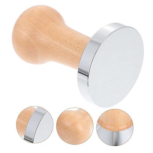 Homoyoyo 2 pcs Flat Tool Coffee Beans Wood Handle Coffee Tamper Pound Stick Wooden Handle Coffee Presser Stainless Steel Stainless Steel Flat Tamper Coffee Stainless Steel Homoyoyo 2 pcs Flat Tool Coffee Beans Wood Handle Coffee Tamper Pound Stick Wooden Handle Coffee Presser Stainless Steel Stainless Steel Flat Tamper Coffee Stainless Steel