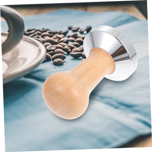 Homoyoyo 2 pcs Flat Tool Coffee Beans Wood Handle Coffee Tamper Pound Stick Wooden Handle Coffee Presser Stainless Steel Stainless Steel Flat Tamper Coffee Stainless Steel Homoyoyo 2 pcs Flat Tool Coffee Beans Wood Handle Coffee Tamper Pound Stick Wooden Handle Coffee Presser Stainless Steel Stainless Steel Flat Tamper Coffee Stainless Steel