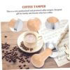 Homoyoyo 2 pcs Flat Tool Coffee Beans Wood Handle Coffee Tamper Pound Stick Wooden Handle Coffee Presser Stainless Steel Stainless Steel Flat Tamper Coffee Stainless Steel Homoyoyo 2 pcs Flat Tool Coffee Beans Wood Handle Coffee Tamper Pound Stick Wooden Handle Coffee Presser Stainless Steel Stainless Steel Flat Tamper Coffee Stainless Steel