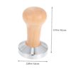 Homoyoyo 2 pcs Flat Tool Coffee Beans Wood Handle Coffee Tamper Pound Stick Wooden Handle Coffee Presser Stainless Steel Stainless Steel Flat Tamper Coffee Stainless Steel Homoyoyo 2 pcs Flat Tool Coffee Beans Wood Handle Coffee Tamper Pound Stick Wooden Handle Coffee Presser Stainless Steel Stainless Steel Flat Tamper Coffee Stainless Steel