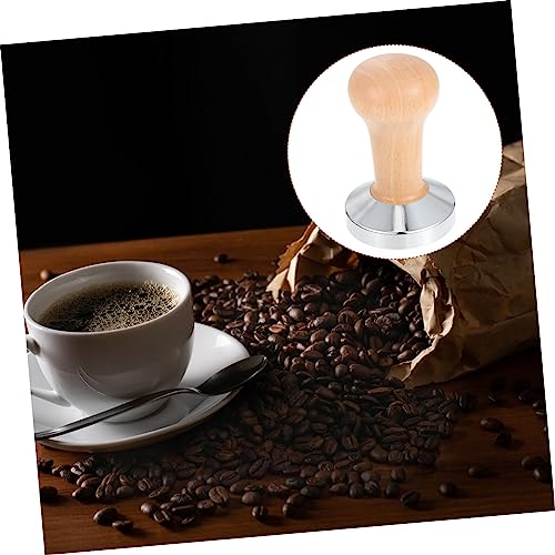 Homoyoyo 2 pcs Flat Tool Coffee Beans Wood Handle Coffee Tamper Pound Stick Wooden Handle Coffee Presser Stainless Steel Stainless Steel Flat Tamper Coffee Stainless Steel Homoyoyo 2 pcs Flat Tool Coffee Beans Wood Handle Coffee Tamper Pound Stick Wooden Handle Coffee Presser Stainless Steel Stainless Steel Flat Tamper Coffee Stainless Steel