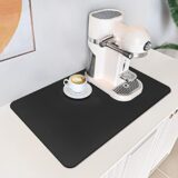 PoYang Coffee Mat Coffee Bar Mat, Hide Stain Coffee Maker Mat for Countertops, Absorbent Coffee Matt for Counter, Coffee Station Mat Quick Dry, Anti-Slip Coffee Machine Mat