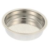 BESTonZON 4pcs 51mm Pressure Filter Coffee Strainer Cup Cofee Machine Espresso Coffee Machine Supplies Espresso Strainer Single Serve Coffee Makers Pour Filter Bowl Metal Stainless Steel