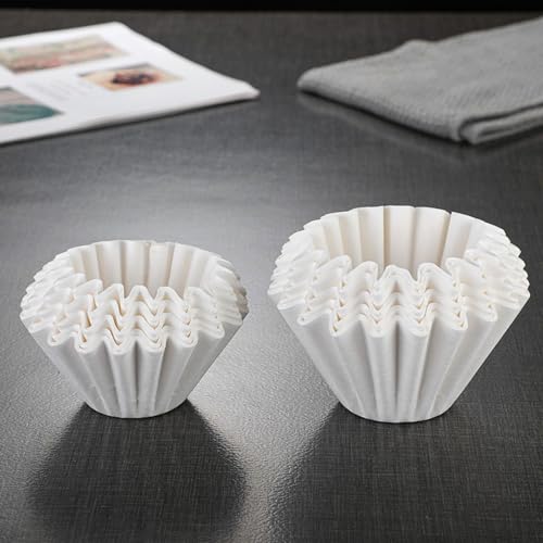 Basket Type Coffee Filter Papers - Cup Coffee Filters for Cofee Makers and Drip Coffeee Pots | Paper Filters | Fits Standard Basket C0ffee Machines Basket Type Coffee Filter Papers - Cup Coffee Filters for Cofee Makers and Drip Coffeee Pots | Paper Filters | Fits Standard Basket C0ffee Machines