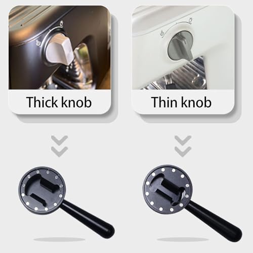 CARISSETT Ergonomic Handle for Espresso Machine Aluminum Alloy Construction Cofee Maker Levers Replacement Lever CARISSETT Ergonomic Handle for Espresso Machine Aluminum Alloy Construction Cofee Maker Levers Replacement Lever