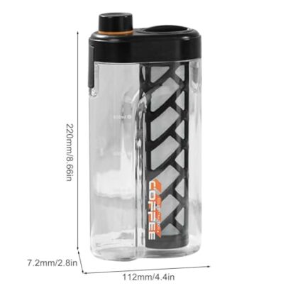 Cold Coffee Machine Coffee Machine - Cold Coffee Machine | Leak-Proof Spout for ECED Cofee | 350 Mesh Fine Filter Sealing with Scalable Portable Bottles and Leakage for Tea Kitchen Taste Drink