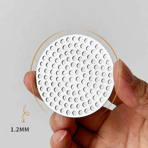 Puck Screen - Stainless Steel Professional Coffee Filter | Mesh Cofee Reusable FiIter | Double Layer Sintered Sheet Extraction Net for Italian Machine Handle Puck Screen - Stainless Steel Professional Coffee Filter | Mesh Cofee Reusable FiIter | Double Layer Sintered Sheet Extraction Net for Italian Machine Handle
