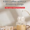 Drip Coffee Bag Stand - Effortlessly Sip Anytime, Portable Espreso Machine Stand, Portable Foldable Coffee Drip Holder | Reusable Outdoor Cofee Filter Paper Holder Dripper Rack for Home Picnic