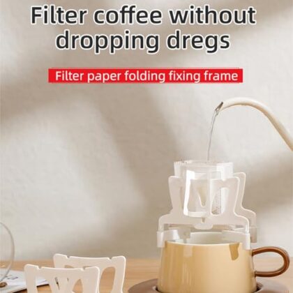 Drip Coffee Bag Stand - Effortlessly Sip Anytime, Portable Espreso Machine Stand, Portable Foldable Coffee Drip Holder | Reusable Outdoor Cofee Filter Paper Holder Dripper Rack for Home Picnic
